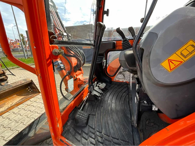2015 kubota u35-3a3 mini graafmachine short tracks - afbeelding 25 van  44
