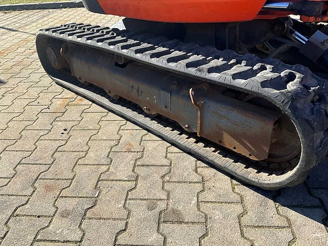 2015 kubota u35-3a3 mini graafmachine short tracks - afbeelding 18 van  24