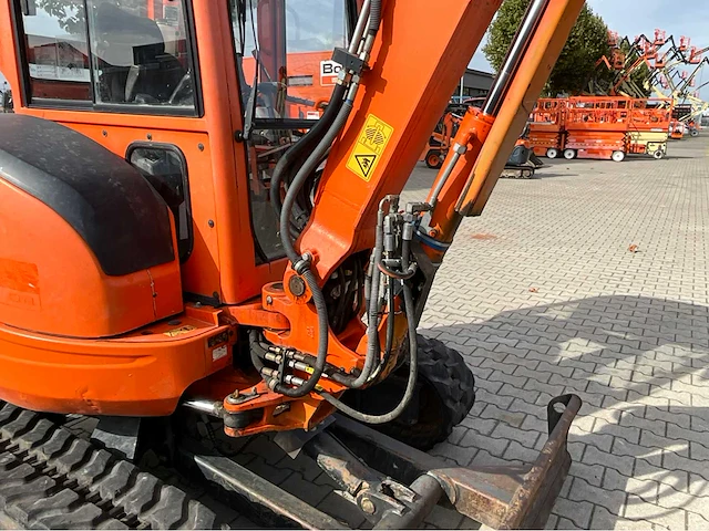2015 kubota u35-3a3 mini graafmachine short tracks - afbeelding 30 van  44