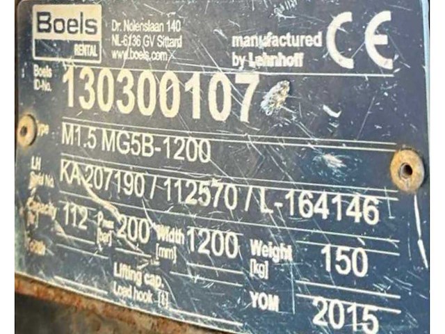2015 lehnhof m1.5 mg5b-1200 kantelbak - afbeelding 7 van  7