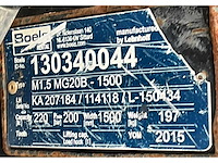 2015 lehnhoff hartstahl m1.5mg20b-1500 kantelbak - afbeelding 3 van  11