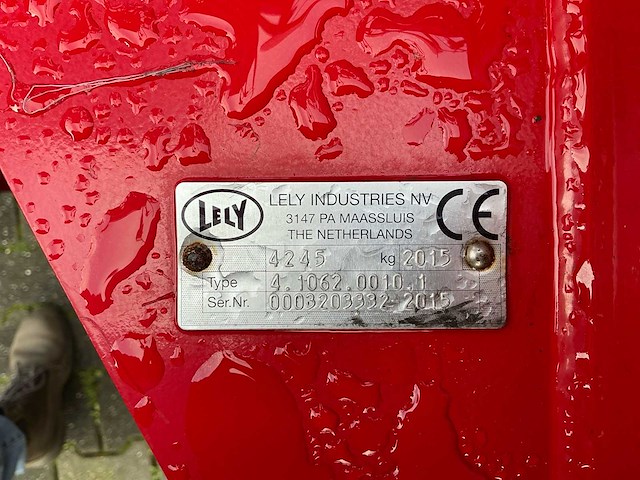 2015 lely lotus 1500 4106200101 hooischudder - afbeelding 31 van  31