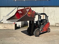 2015 linde h35t-02evo heftruck met wifo grondbak - afbeelding 12 van  24