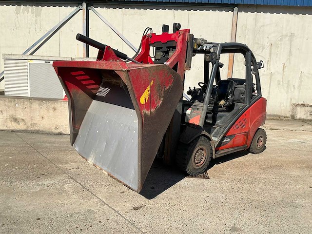 2015 linde h35t-02evo heftruck met wifo grondbak - afbeelding 18 van  24