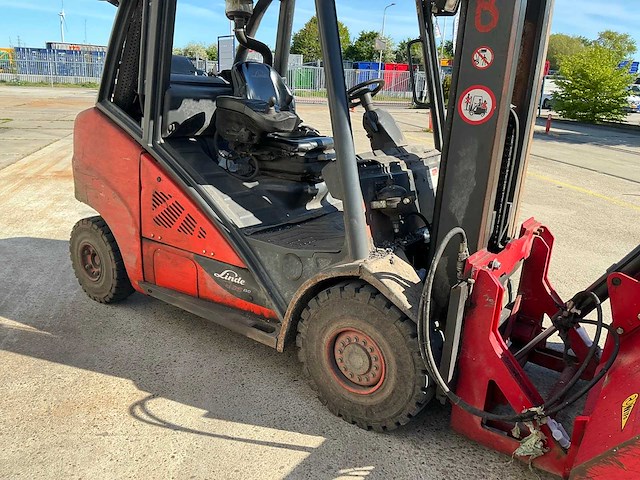 2015 linde h35t-02evo heftruck met wifo grondbak - afbeelding 22 van  24