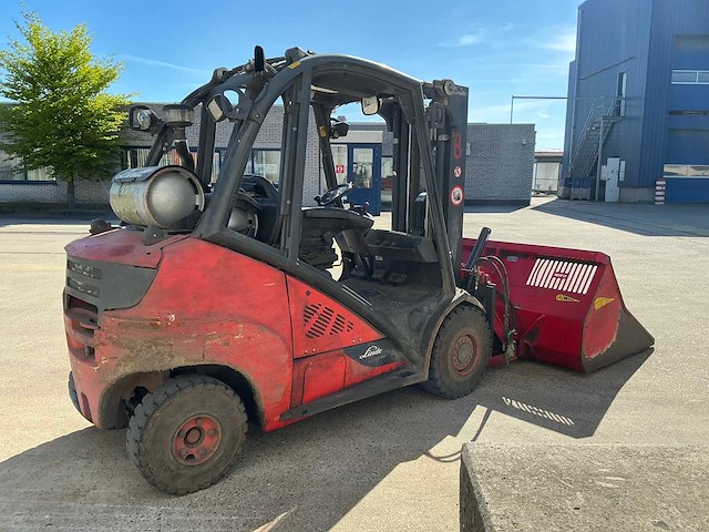 2015 linde h35t-02evo heftruck met wifo grondbak - afbeelding 23 van  24