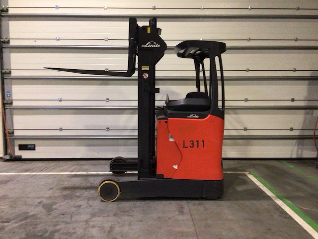 2015 linde r14-01 reach truck - afbeelding 1 van  9