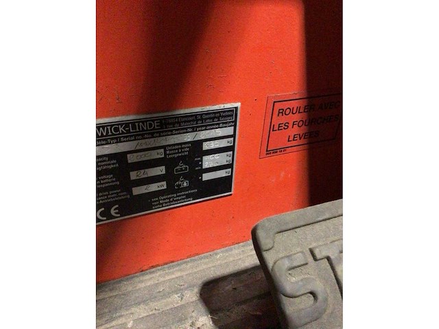 2015 linde t20r elektrische palletwagen - afbeelding 8 van  10