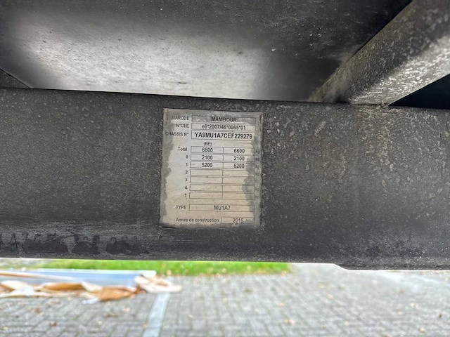 2015 mambour be-oplegger - afbeelding 3 van  14