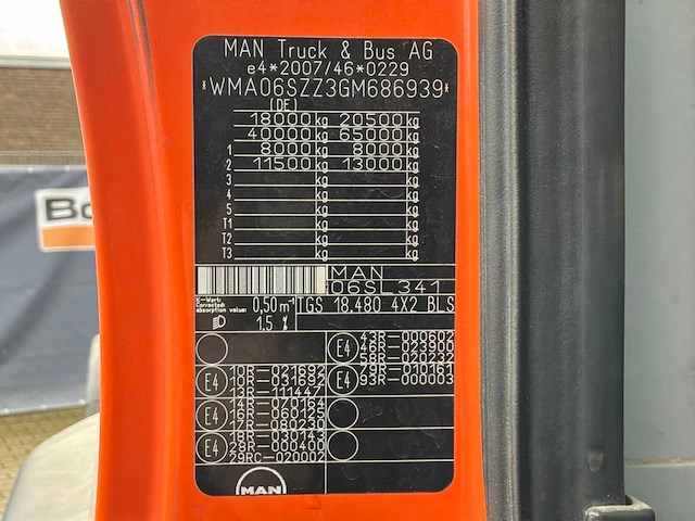 2015 man tgs 18.480 l2007 46 001 vrachtwagen - afbeelding 39 van  45