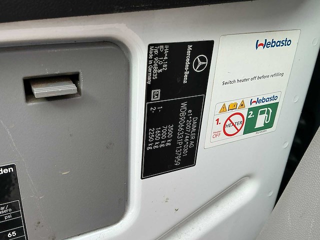 2015 mercedes-benz sprinter 316 2.2cdi 366 bedrijfswagen - afbeelding 9 van  30