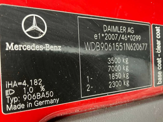 2015 mercedes-benz sprinter 519 3.0 cdi 432 bedrijfswagen - afbeelding 26 van  32
