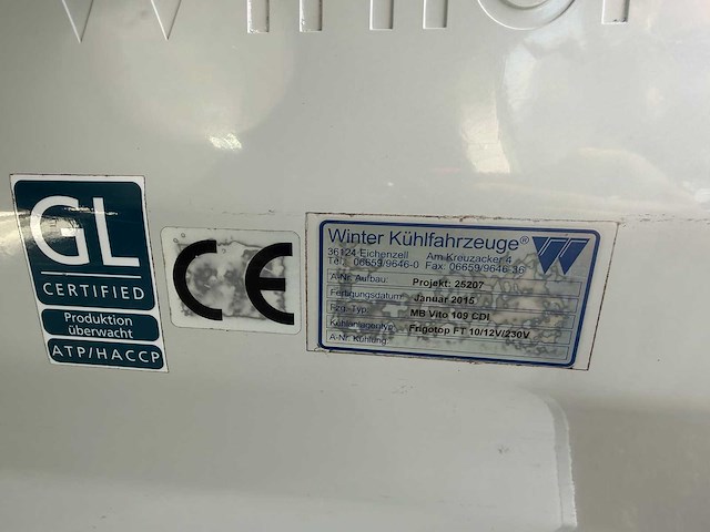 2015 mercedes-benz vito 109 cdi lang geconditioneerde bedrijfswagen - afbeelding 8 van  20