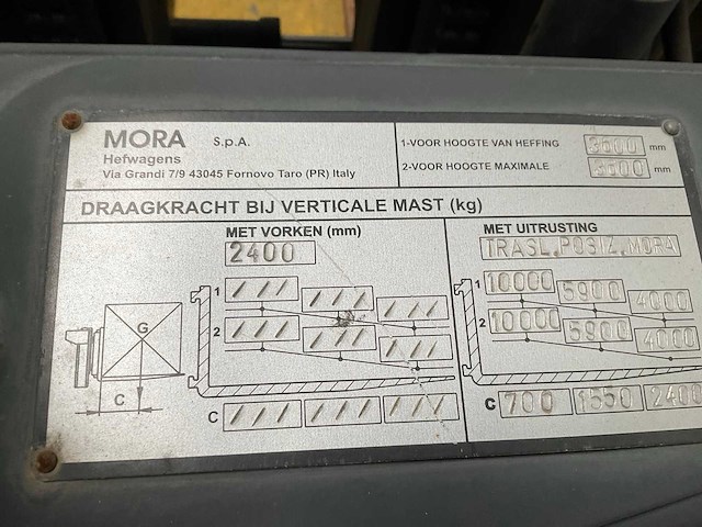 2015 mora ep100ras vorkheftruck - afbeelding 21 van  29