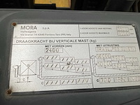 2015 mora ep100ras vorkheftruck - afbeelding 21 van  29