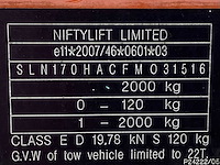 2015 niftylift nifty 170 hac hoogwerker aanhangwagen - afbeelding 18 van  23