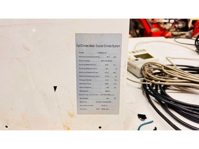 2015 opticlimate f15000pro3 luchtbehandelingsinstallatie - afbeelding 3 van  17