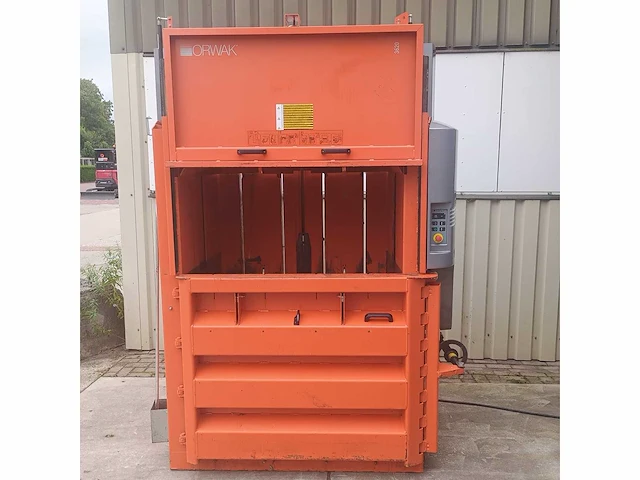 2015 orwak 3620 afvalpers / kartonpers verticale balenpers - afbeelding 7 van  10