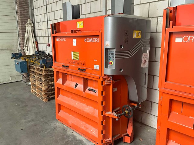 2015 orwak compactor 3420 verticale balenpers / afvalpers - afbeelding 7 van  11