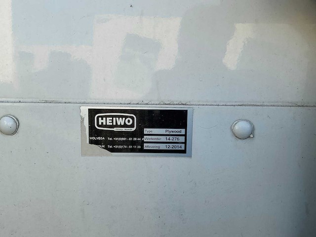 2015 pacton trailers tbd.233 oplegger - afbeelding 8 van  33