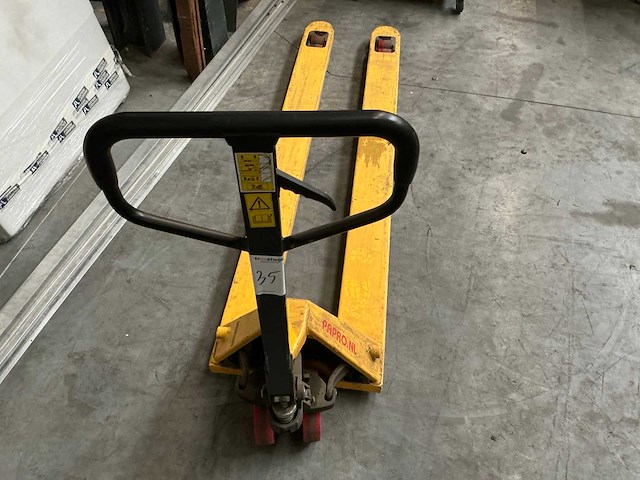 2015 papro hpt-a hand hydraulische palletwagen - afbeelding 2 van  5