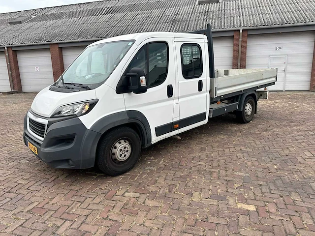 2015 peugeot boxer 435 3.0 hdi l4 xr dc - open laadbak bedrijfswagen - afbeelding 1 van  16