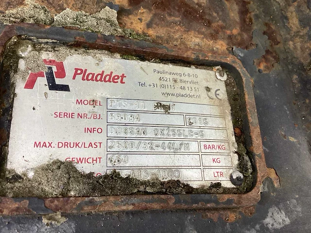 2015 pladdet pts-11 powertilt - afbeelding 3 van  14