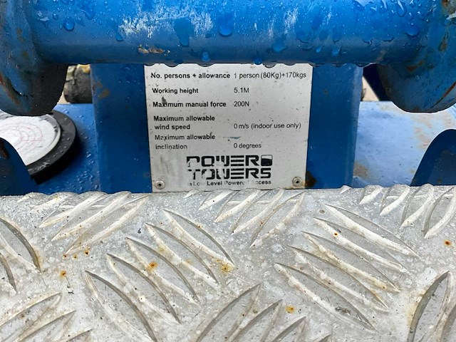 2015 powertower personenlift - afbeelding 13 van  15