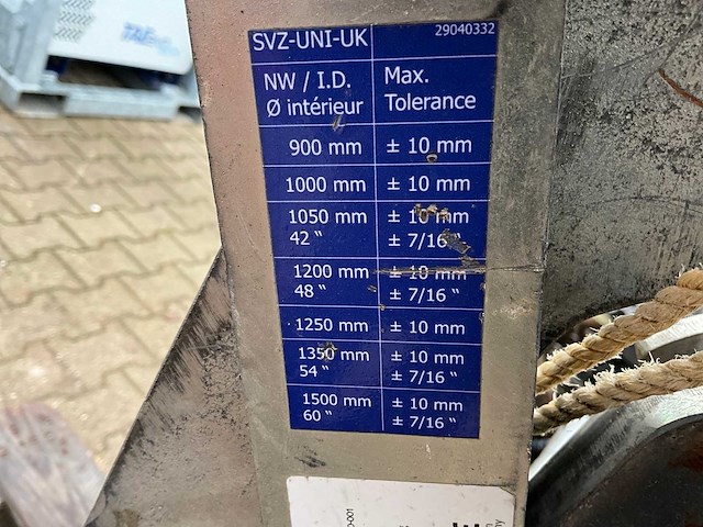 2015 probst svz-uni betonbuizenklem - afbeelding 9 van  9