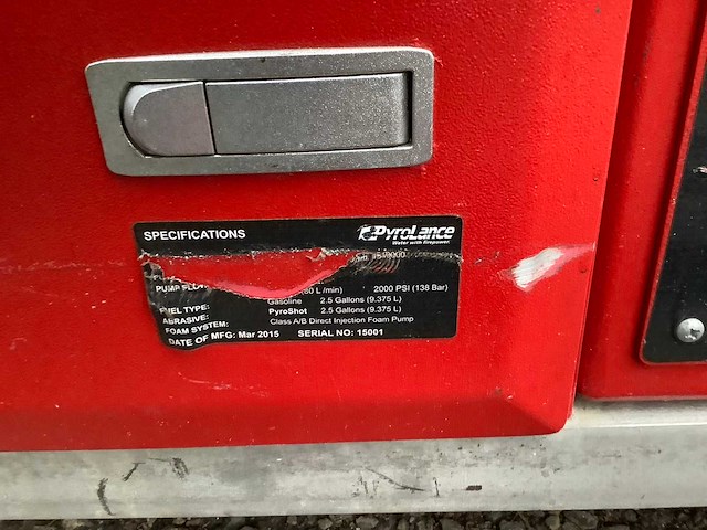 2015 prolance pyrofoam brandsnijmachine - afbeelding 6 van  10