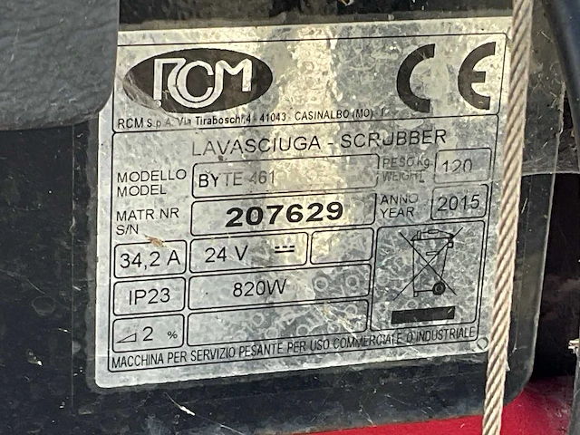 2015 rcm byte 461 schrobdweil machine - afbeelding 8 van  10
