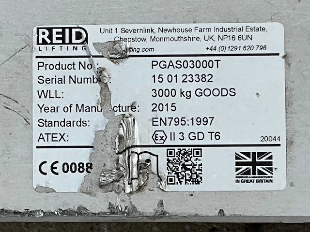 2015 reid lifting limited porta gantry pgas3000t portaalkraan - afbeelding 9 van  9