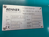 2015 renner rskf 2-30 schroefcompressor - afbeelding 8 van  8