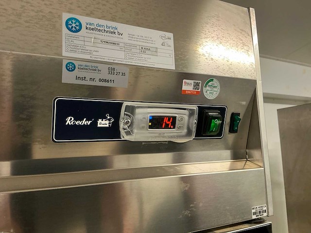 2015 roeder 1d141g-61e koelkast - afbeelding 5 van  6