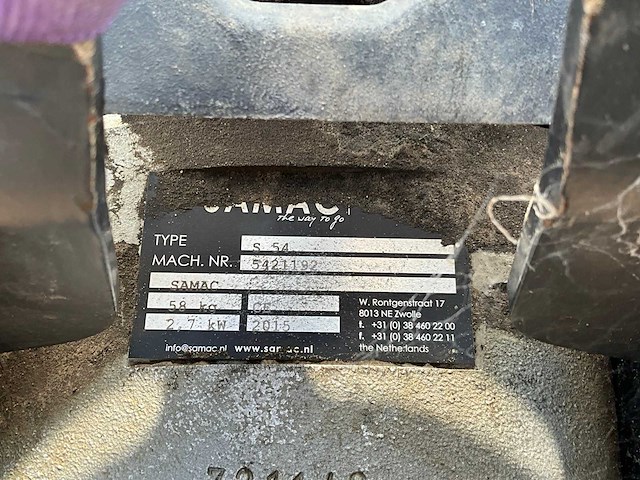 2015 samac s54 trilstamper - afbeelding 9 van  9