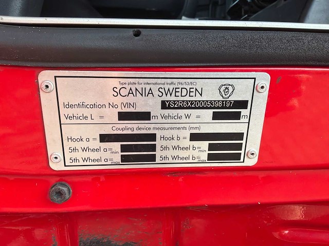 2015 scania r450 container vrachtwagen met kiepende aanhanger - afbeelding 3 van  56