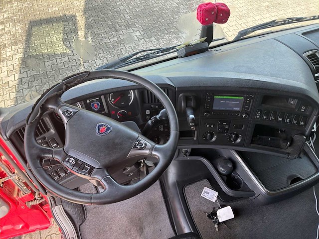 2015 scania r450 container vrachtwagen met kiepende aanhanger - afbeelding 5 van  56
