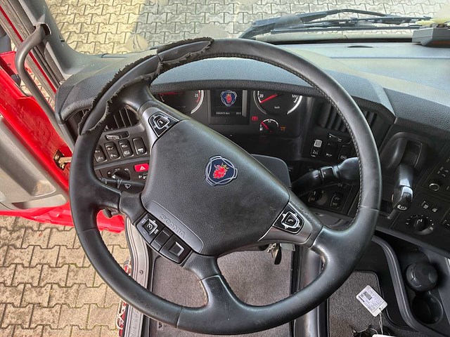 2015 scania r450 container vrachtwagen met kiepende aanhanger - afbeelding 7 van  56