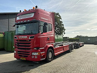 2015 scania r450 container vrachtwagen met kiepende aanhanger - afbeelding 1 van  56
