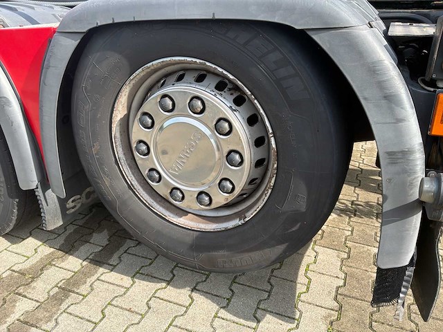 2015 scania r450 container vrachtwagen met kiepende aanhanger - afbeelding 25 van  56