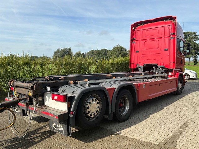 2015 scania r450 container vrachtwagen met kiepende aanhanger - afbeelding 29 van  56