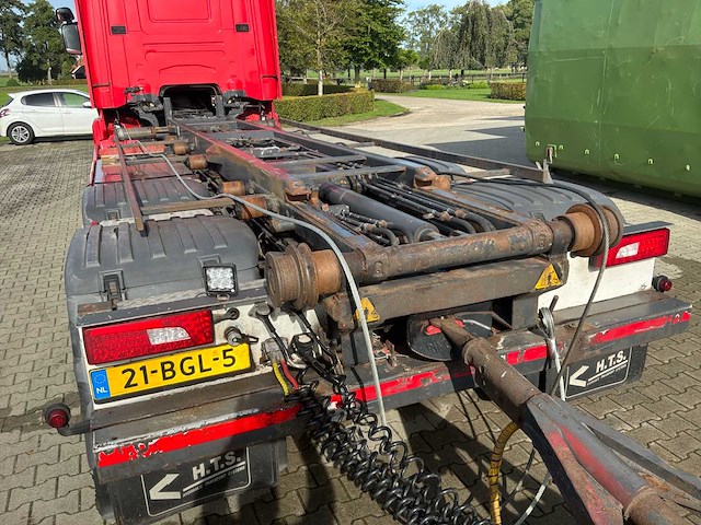 2015 scania r450 container vrachtwagen met kiepende aanhanger - afbeelding 54 van  56