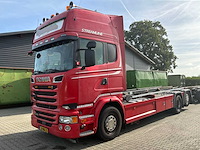 2015 scania r450 container vrachtwagen met kiepende aanhanger - afbeelding 56 van  56