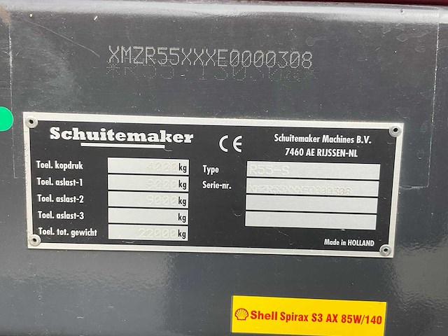2015 schuitemaker rapide 55s opraapwagen - afbeelding 2 van  4