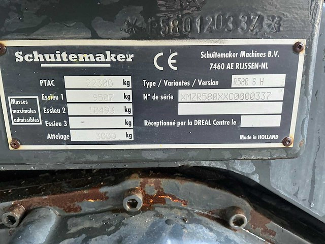 2015 schuitemaker rapide 580 opraapwagen - afbeelding 3 van  19
