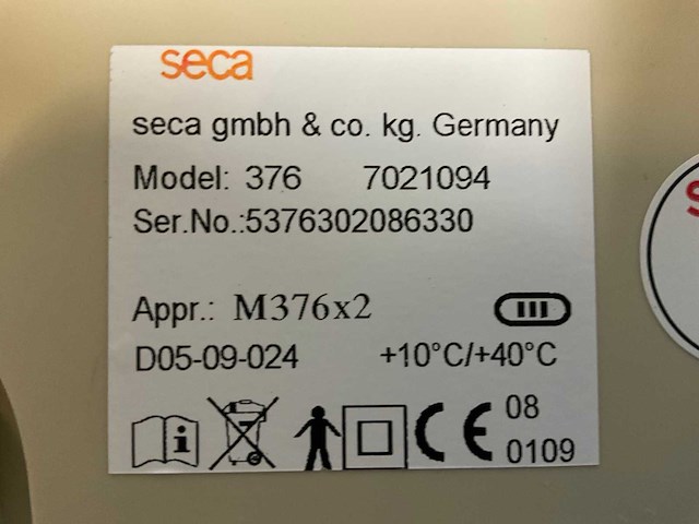 2015 seca seca 376 babyweegschaal - afbeelding 5 van  5