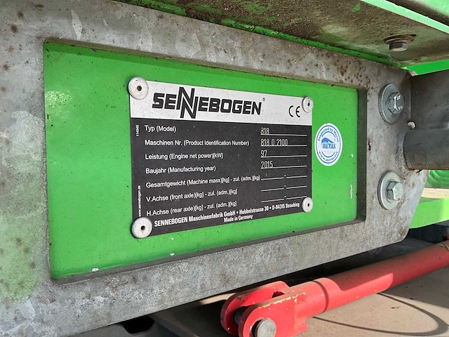 2015 sennebogen 818 op- en overslagkraan - afbeelding 21 van  28