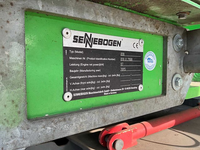 2015 sennebogen 818 op- en overslagkraan - afbeelding 22 van  28