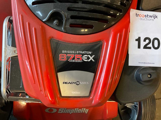 2015 simplicity espv19875exal grasmaaier - afbeelding 4 van  5