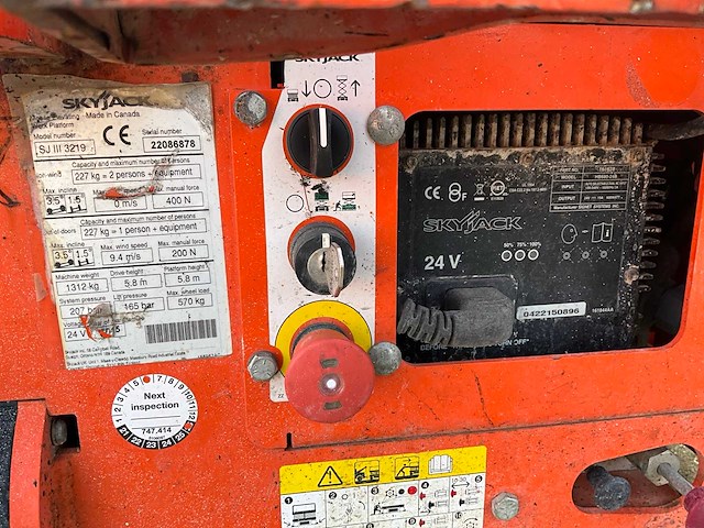 2015 skyjack sj iii 3219 hoogwerker - afbeelding 1 van  16